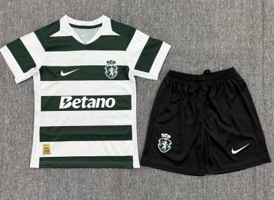 2627 Portugal Lisbon sporting Home kids Soccer Jersey